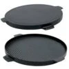 BGE Cast Iron Plancha Griddle Dual Sided W Handles 10.5" - Big Green Egg -Outdoor Camping Gear 120137