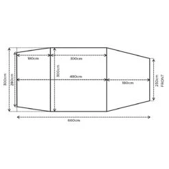 Outdoor Camping Gear -Outdoor Camping Gear BlackWolf Turbo 300 Lite Plus Footprint
