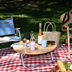 Round Folding Picnic Table -Outdoor Camping Gear DSC 1699 medium