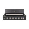 Euro Appliances 6 Burner BBQ Built-in Black 1200 - Euro Style -Outdoor Camping Gear EAL1200RBQBL