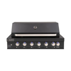 Euro Appliances 6 Burner BBQ Built-in Black 1200 - Euro Style