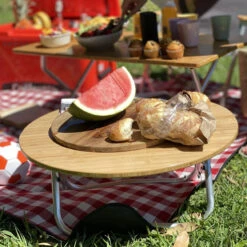 Round Folding Picnic Table -Outdoor Camping Gear IMG 2529 medium