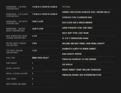 Weber SmokeFire EX4 GBS Pellet Grill -Outdoor Camping Gear K22511024