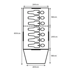 Turbo Lite Plus Tent 240 7 Turbo Lite Plus Tent 240 -Outdoor Camping Gear TURBOPLUS240 Floor 9e84408b 113f 471b a532 5cc88e8992ce