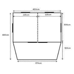 Turbo Lite Tent 450 Cabin Tent -Outdoor Camping Gear TurboLiteTent450CabinTent