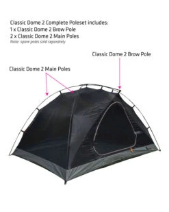 Classic Dome 2 Brow Pole